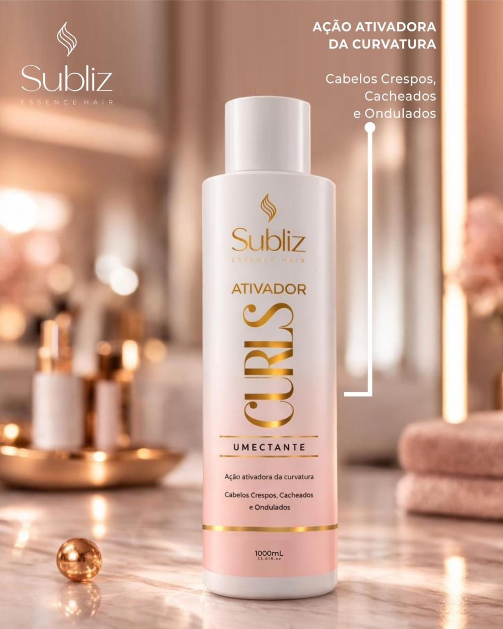 Ativador Curls Umectante — Linha Curls Umectante Subliz